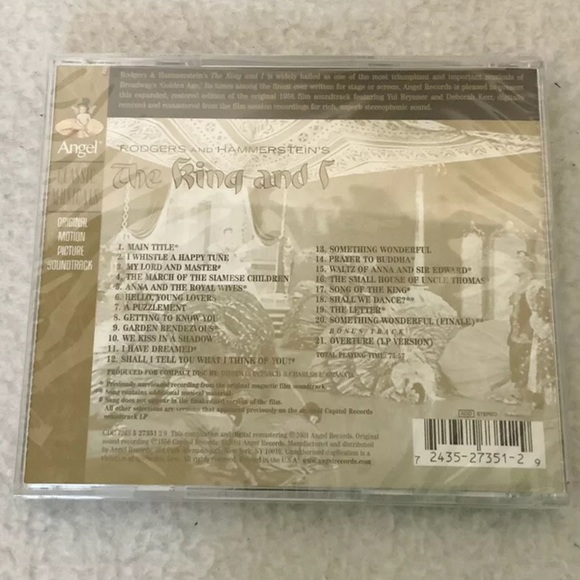 The King and I Original Motion Picture Soundtrack CD by Various Artists - Picture 2 of 4